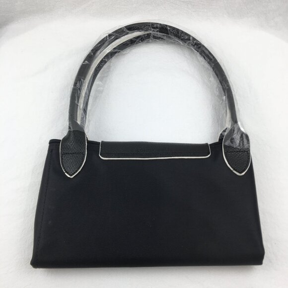 NWT Longchamp Le Pliage Original Large Shoulder Nylon Bag Tote IN NEW BLACK - Picture 2 of 8